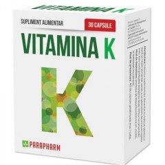Vitamina K, 30 capsule, Parapharm